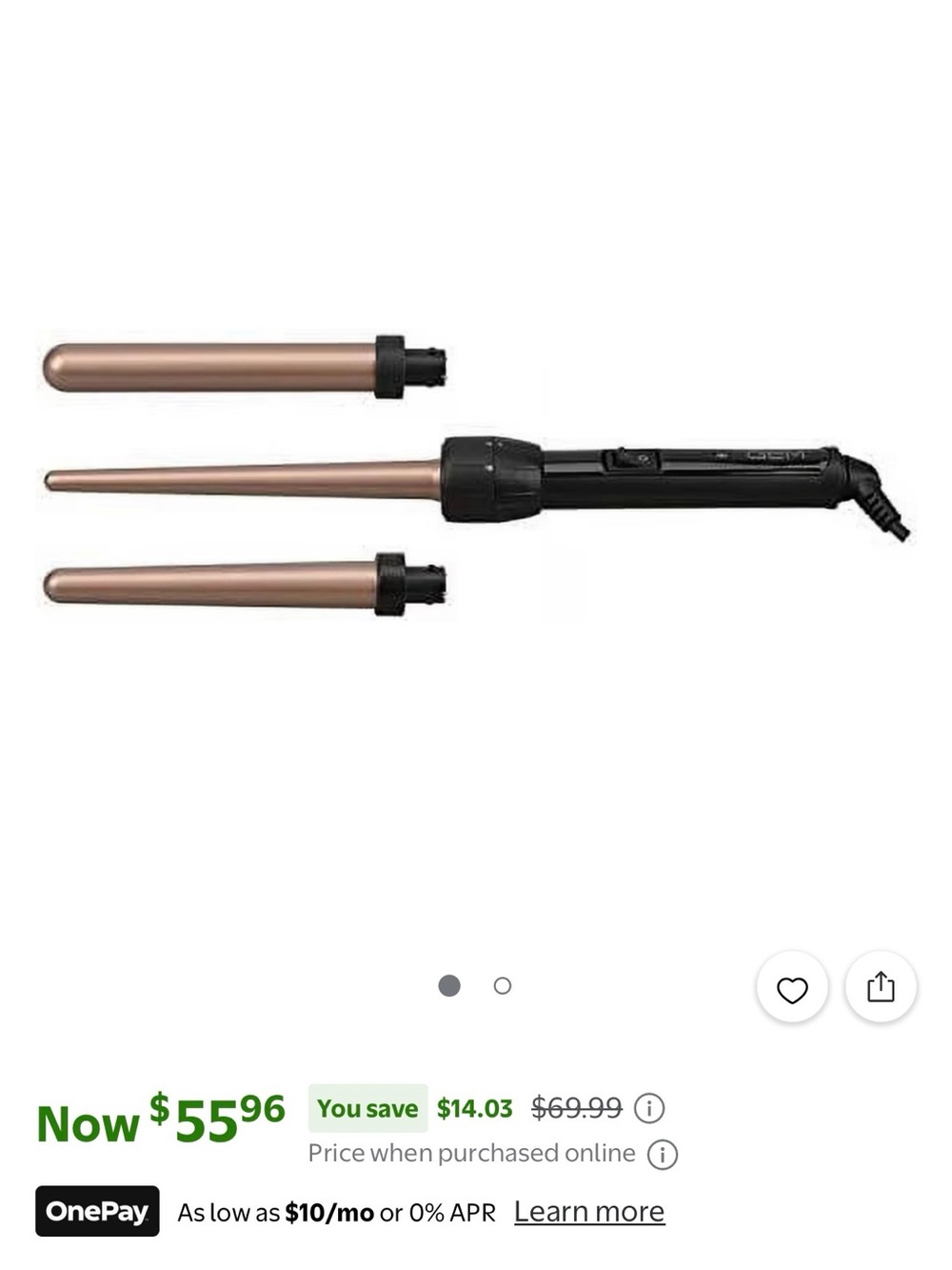 Metallic Pink Curler - Picture 2 of 2